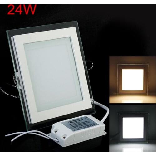 Led panel light LED Ceiling Recessed Light AC85-265V LED Downlight 6W 9W 12W 18W 24W Warm/Natural/Cold White Indoor lighting