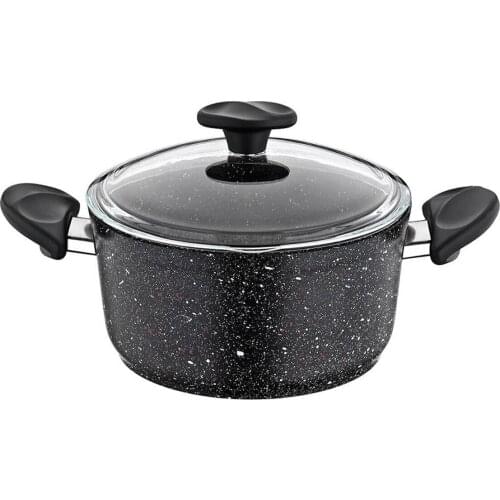 Vilma 20 Cm Tattoo Pots Black Kırçıl