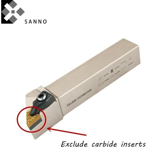 DDJNR/L CNC lathe external cutting tool DDJNR1616H11, 2020K1504, 2020K1506, 2525M1506, 2525M1504, 3232P1504 turning holder