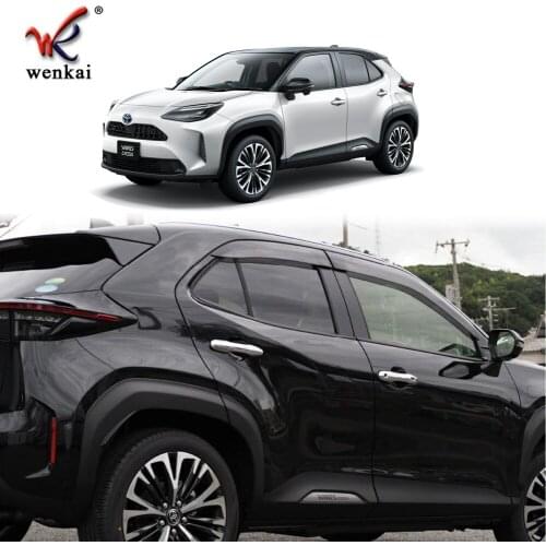 Door Handle Cover Cap Protector Sticker For 2020 2021 Toyota Yaris Cross Car Accessories ABS Chrome