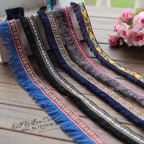 2yards/lot 2cm wide Embroidered Lace trim meshNational macrame ~ beautiful