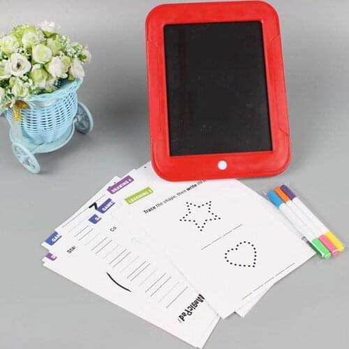 3D Magic Drawing Pad Childrens Fluorescent Drawing Board Puzzle Luminous Magical Graffiti Writing Pad 3D Luminous Drawing Pad