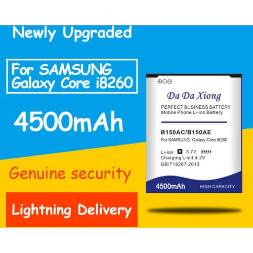 4500mAh B150AC B150AE for Samsung Galaxy Core i8260 i8262 G3502u G3502 G350E G3508 G3509 Replacement phone batteries