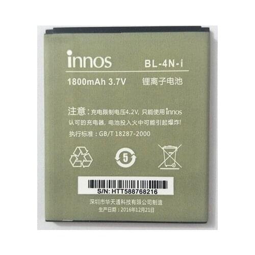 NEW innos BL-4N-i 1800mAh Battery For DNS S4503Q S4503 innos Small Dragonfly i6c i6 Battery