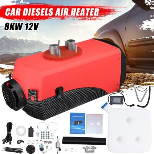 8000W 12V Car Heater Air Diesels Heater Parking Heater With Remote Control LCD Monitor for RV Motorhome Trailer Trucks Boats