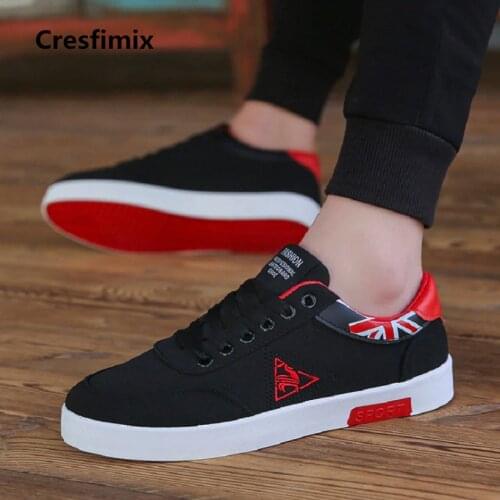 Cresfimix chaussures pour hommes man fashion 2018 comfortable black shoes men cool spring & autumn lace up shoes cute shoes a593