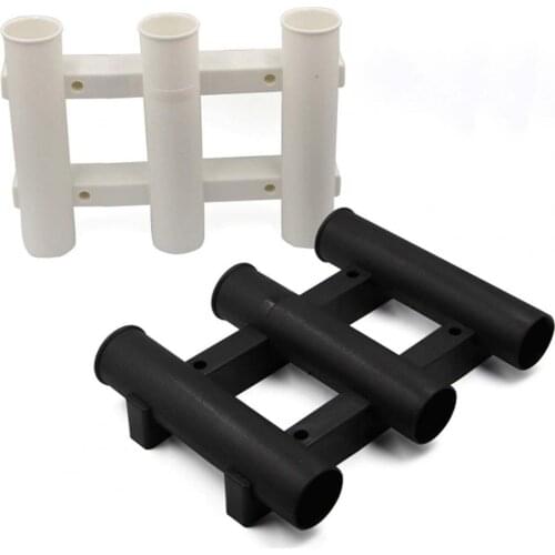 Mount Rod Holder Simple Three-Pole ABS Thicken Plastic Rod Stand for Fishing