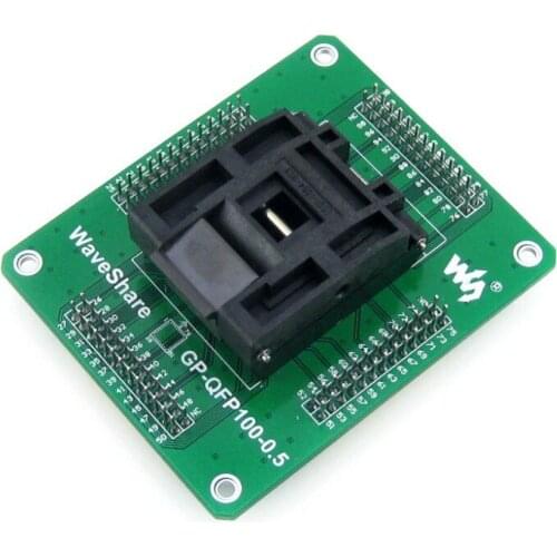GP-QFP100-0.5 # QFP100 TQFP100 LQFP100 Yamaichi IC Test Socket Programming Adapter 0.5mm Pitch+ Free Shipping