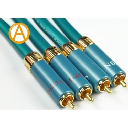 Hifi ORTOFONN RCA Cable Ortofon 8NX Male To Male RCA Interconnect Audio Cable For Preamp Power Amplifier CD Player DAC