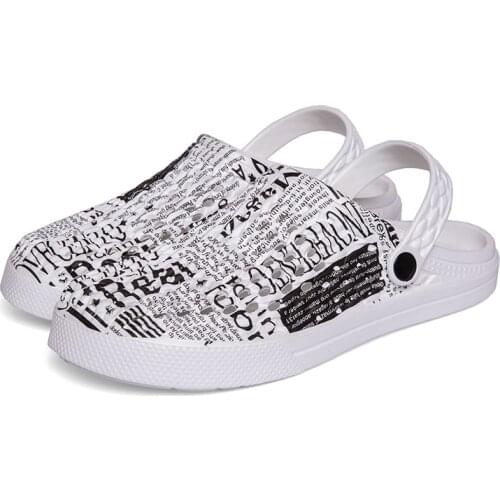 Summer Shoes Men Breathable Casual Sandals Man EVA Slipper Hole Garden Shoes Beach Slippers Man Hole Shoes Adulto Zapatos Hombre