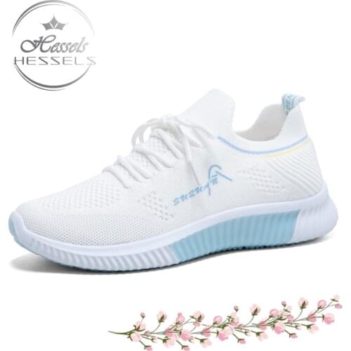 2021 Hot Sale Casual Womens Breathable Lace-up Shoes Female Light Outdoor Jogging Sneakers Comfortable Running Classic Sneakers