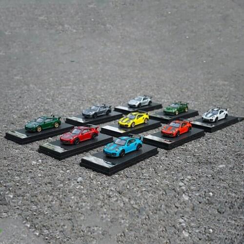 1/64 metal alloy die-casting simulation car model Porsche 911 sports car adult collection childrens toy gift family display