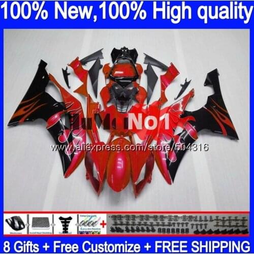 YZF-R6 For YAMAHA YZF R6 YZF-600 YZF 600 R 6 43MC.108 Re&flames YZF600 YZFR6 2008 2013 2014 2015 2016 08 13 14 15 16 Fairings