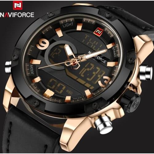 NAVIFORCE Watches Men Brand Men Sport Watches Mens Quartz Clock Man Casual Military Waterproof Wrist Watch relogio masculino