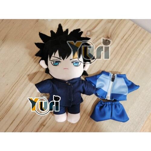 Yuri Jujutsu Kaisen Fushiguro Megumi Original 20 Plush Doll Toy with Clothes Cosplay Stuffed Pillow Soft Cos Creative Gift C