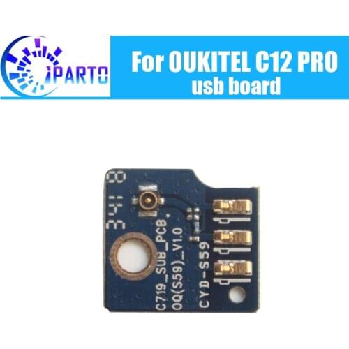 OUKITEL C12 PRO usb board 100% Original New for usb plug charge board Replacement Accessories for OUKITEL C12 PRO Phone