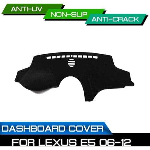 Car Dashboard Mat for Lexus E5 2006 2007 2008 2009 2010 2011 2012 Anti-dirty Non-slip Dash Cover Mat UV Protection Shade