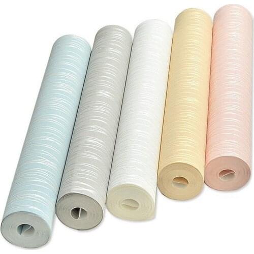 Non-self-adhesive wallpaper DIY non-woven vertical stripes wall stickers home decoration TV background paper art wallpaper