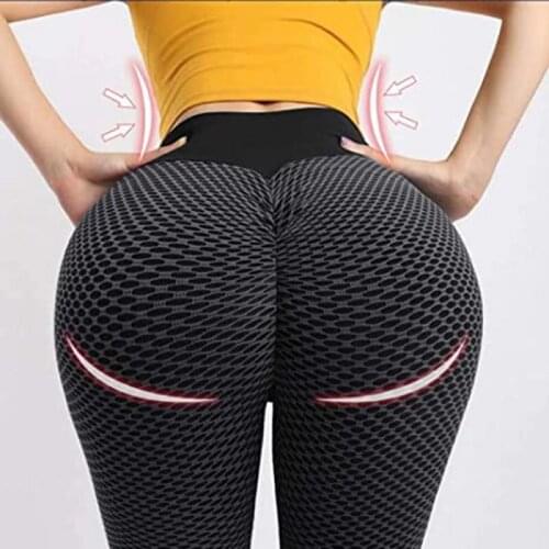 Mesh Sexy Yoga Pants Women High Waist Push Up Seamless Sport Leggings Gym Anti-Cellulite Tights Quick Dry Running Fitness Pants