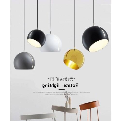 Nordic Single Head Pendant Lamp Droplight,vintage Iron Lamp Bedroom Dining Room Cafe Restaurant Aisle Retro Loft Pendant Light