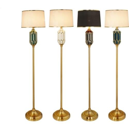 Modern Ceramic Standing Lamps for Living Room Bedroom Stand Light Simple Luxury Floor Lamp Minimalist Lamp Lighting Fixtures