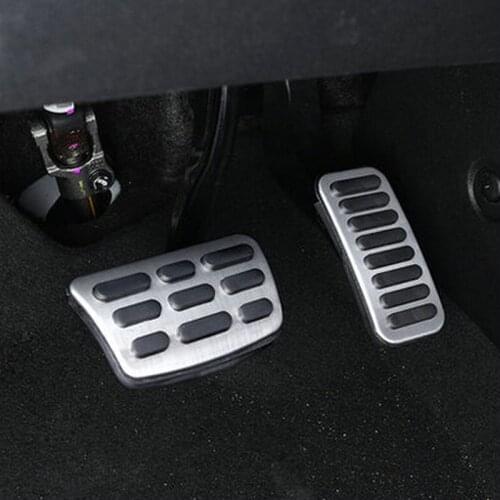 STYO stainless steel Car AT pedal /Gas Brak Pedal cover For LHD elantra avante 2016