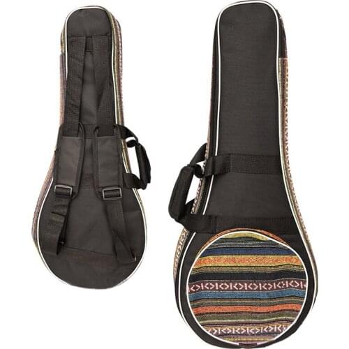 Mandolin Instrument Gig Bag,Portable Dual-use Mandolin Bag Musical Instrument Accessories with Carry Handle & Shoulder Strap