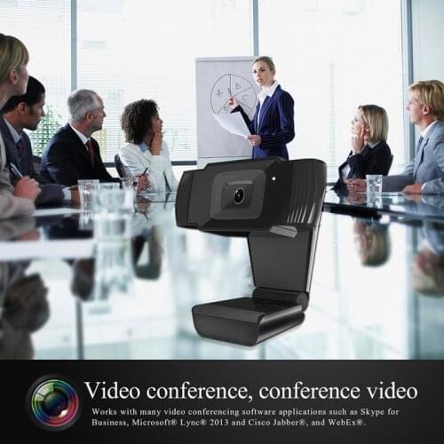 A870 1080P/480P Webcam With Microphone Rotatable PC Desktop Web Cam Mini Computer Cam Video Recording Work Without Autofocus