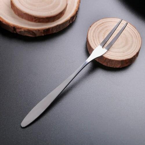 XINCHEN Stainless Steel Dessert Cake Salad Fork Sturdy and Sharp Fruit Fork Restaurant Party Supplies Tableware