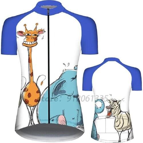 Womens Short Sleeve Cycling Jersey New Clothes Bicycle Cycling Top Bike Top Road Wear