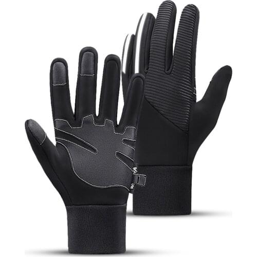 Winter Men Gloves Anti Slip Windproof waterproof Snowboard Gloves Touch Screen Warm Breathable Male Motorcycle Riding Gloves M-L