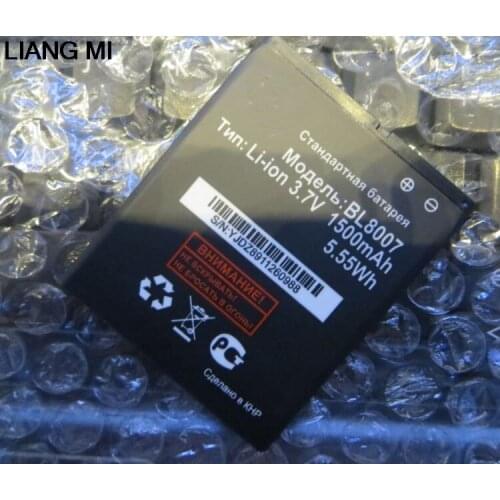 100% New BL8007 cell phonebattery for Fly BL8007 BL 8007 Battery Accumulator 1500mAh with phone stander