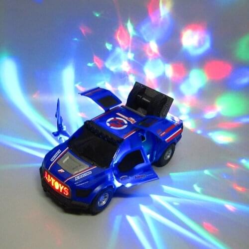Electric Pickup Truck 360 Degree Rotating Stunt Off-Road Vehicle Music Colorful Lighting Toys Car Boy Gift