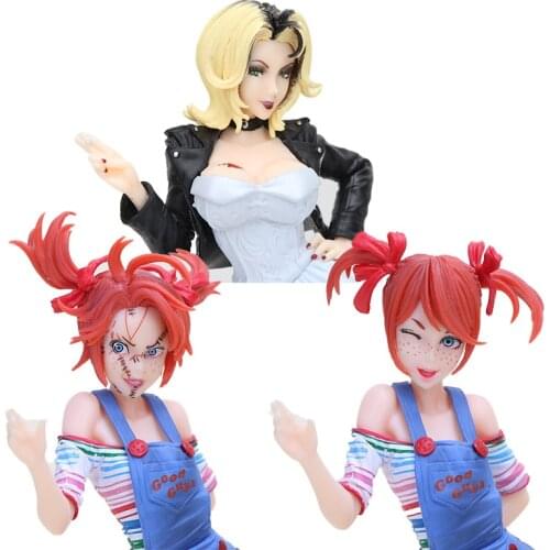 Bride of Chucky figure NECA Childs Play GOOD GUYS Chucky Horror Bishoujo Statue PVC Action Figure Collectible Model Toy