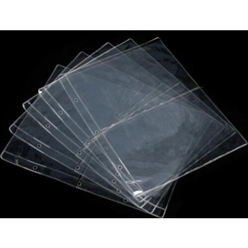 1 Sheet Album Pages 2 Pockets photo Money Bill Note Currency Holder Storage Collection