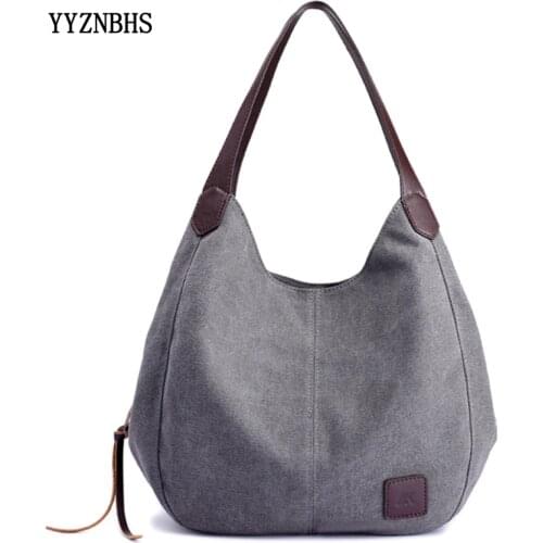 Canvas Bag Women Shoulder Bag Luxury Handbags Ladies Hand Bags Casual Tote Bags For Women 2021 Bolsa Feminina Sac A Main Femme