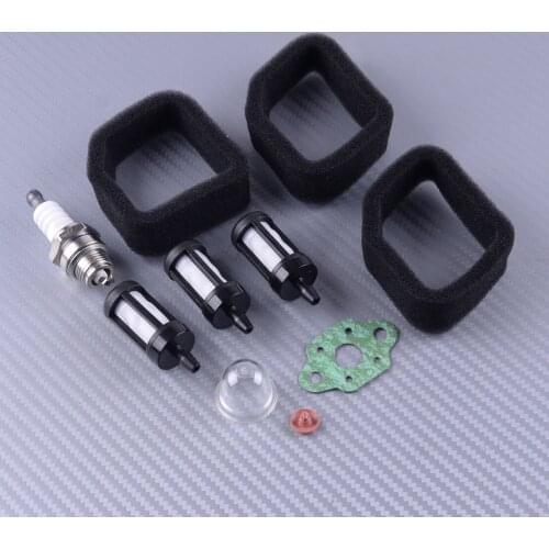 LETAOSK 10pcs Air Fuel Filter Kit Accessories 11010-253 Fit For Kawasaki TH23D TH26D TH23 TH26 TJ27 Trimmer