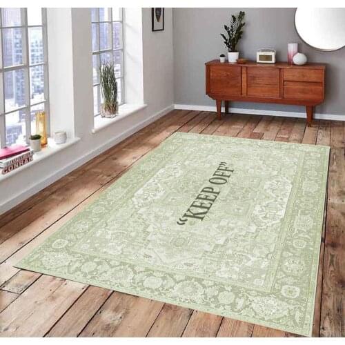 KEEP OFF 93 Patterned Carpet ,Non Slip Floor Carpet,Teens Carpet,Turkish Rug