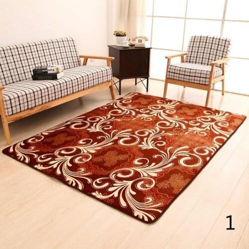 Area Rug and Carpet for Sitting Room Washroom Living Bedroom Kitchen Bathroom Multicolor Flower Floor Rugs /Door Mat