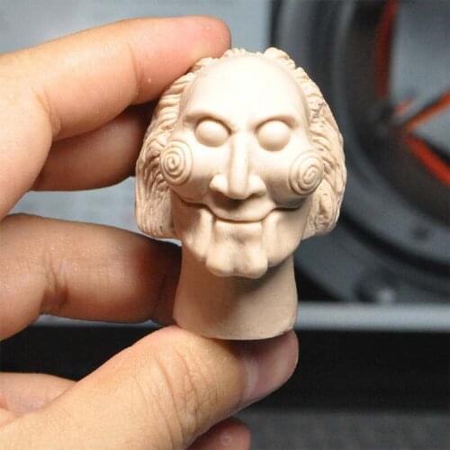 Blank Hot 1/6 Scale The Saw Mask Suit Man Head Sculpt Unpainted Fit 12" Figure