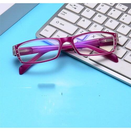 CLARA VIDA Fashion Blue Film Waterproof Resin Eye Protection Blue Light Mens Womens Reading Glasses +1.0 +1.5 +2.0 To +4.0