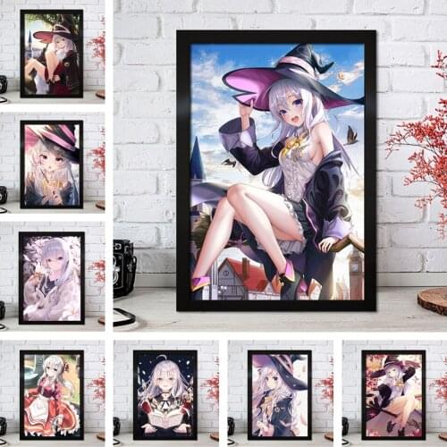 DIY Diamond Painting Japanese Anime Wandering Witch Mosaic Cross Stitch Kits Picture Room Decor Diamond Embroidery Full Round
