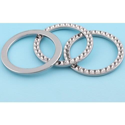 Nickle Plated O Ring 4pcs 35mm Alloy O Buckles Belt Strap Buckle Webbing O Ring Handbag Accessories Leathercraft Hardware