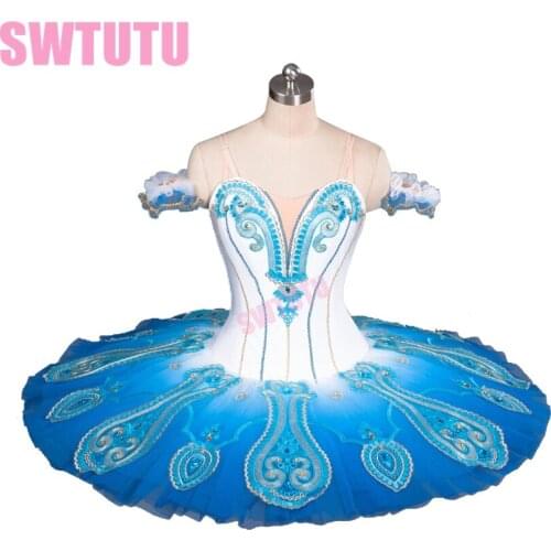 New Arrival! white/blue swan lake ballet tutu costumes professional ballet tutus dance costumes tutuBT9083