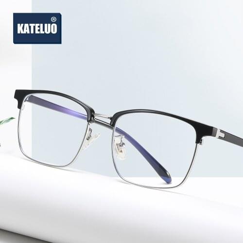 KATELUO 2020 Unisex Anti Blue Light Laser Fatigue Glasses Computer Goggles Optical Eyeglass es Frame for Men Women 52019