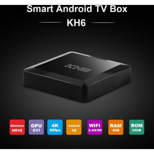 Good Price KH3 Mecool Android TV Box 2GB 16GB 2.4G WIFI Android 10.0 HDR Video Support OTA Update Smart Box Mecool KH3