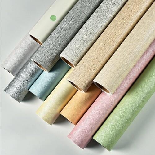 Self Adhesive Wallpaper Bedroom Living Room Decorative Vinyl Films Wall Stickers Peel and Stick DIY Contact Paper Mural in Roll