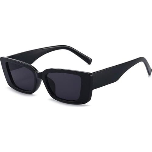 Free shipping new small square simple full frame candy color PC sun protection trend sunglasses