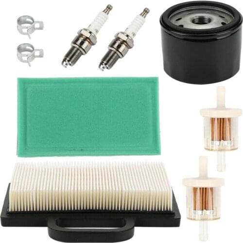 Air Oil Filter Spark Plugs For Briggs Stratton Intek Extension Mower 18-26 Hp