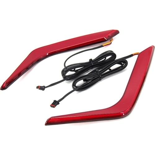 Motorcycle LED Rear Saddlebag Accents Tail Light for Honda GoldWing GL1800 2018-2021